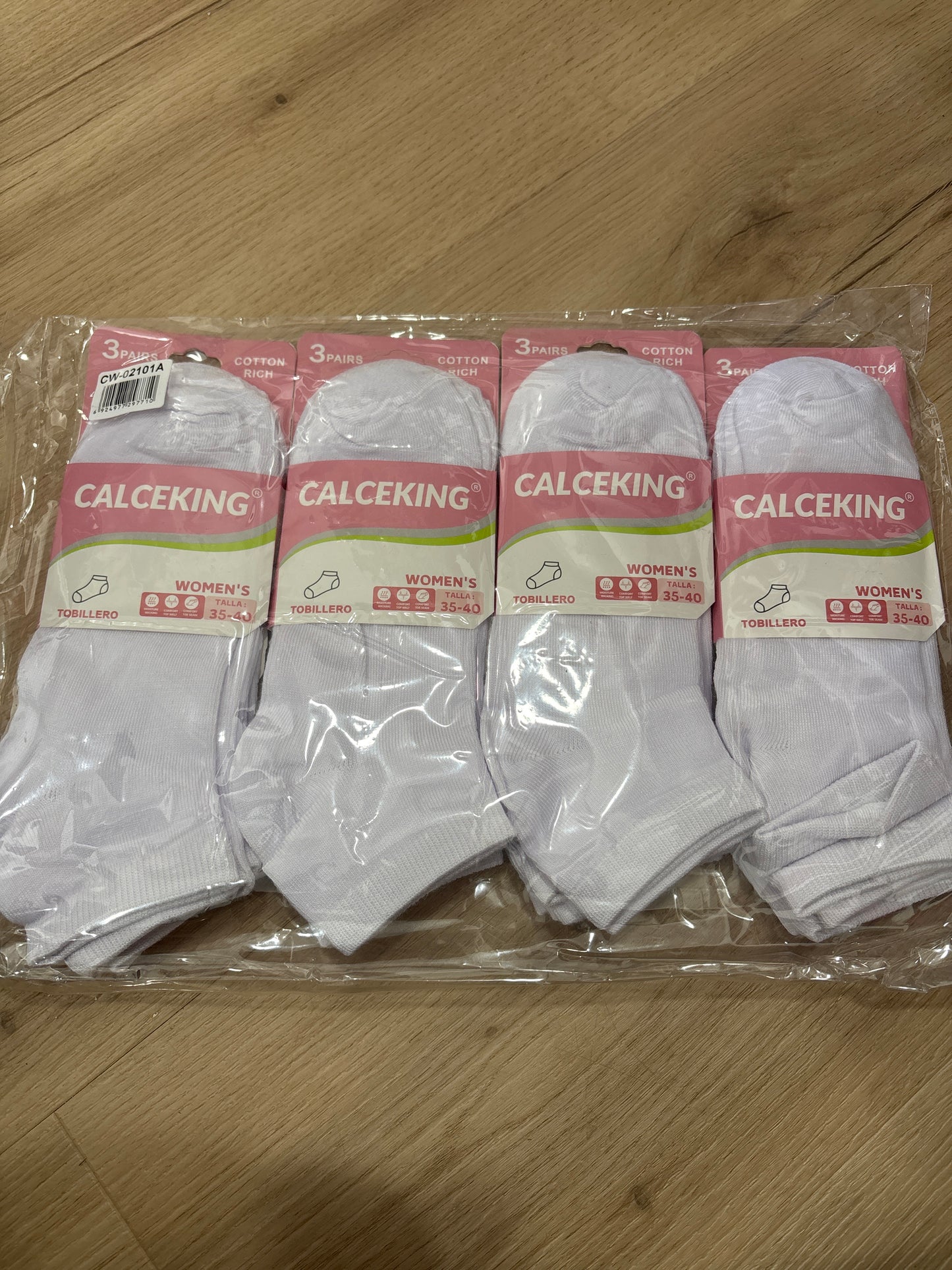 Calcetines blanco 3x1,50€