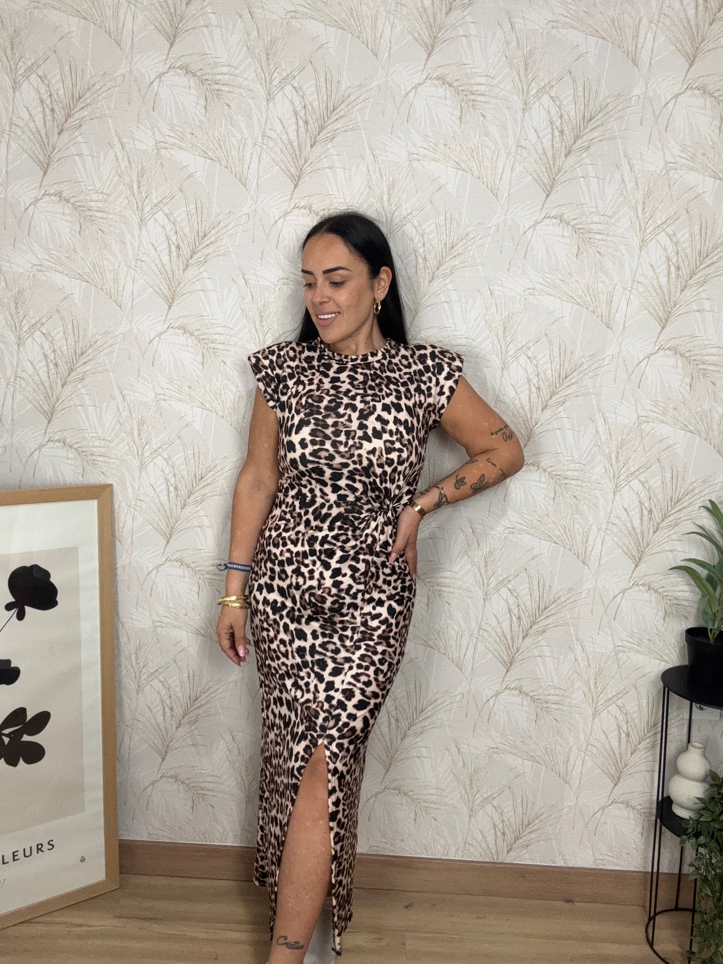 Vestido leopardo
