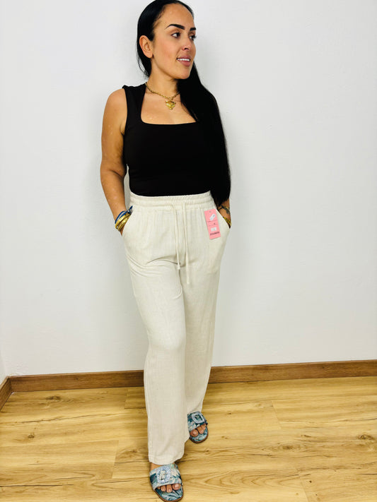 Pantalon lino