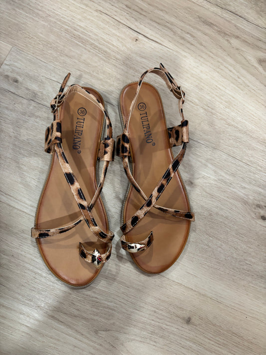 Sandalias leopardo